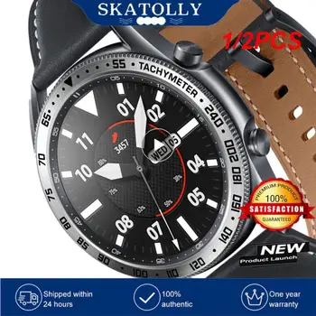 1/2 бр. в опаковка калъф за galaxy watch 3 45 мм 41 мм корпус + Bezel с околовръстен линия + Защитно фолио от закалено Стъкло galaxy watch 3