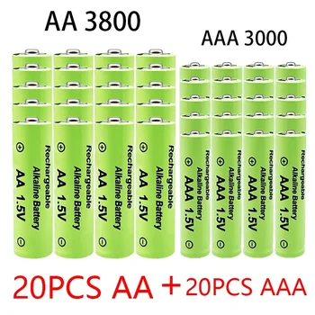 1,5 AA + AAA NI MH Акумулаторна Батерия AA AAA Алкална 2100-3000 ма За Фенерче детски Играчки, Часовници MP3 Плейър Замени Ni-Mh Батерия