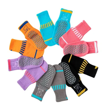 1 ГОДИНА-Възрастните 10 чифта/лот, детски нескользящие чорапи за разходка, есенни и зимни памучни чорапи за практикуване на йога в помещението, ранно образование