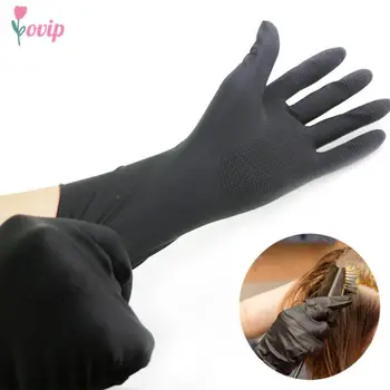 1 чифт ръкавици за многократна употреба боядисване на коса Фризьорски ръкавици за оцветяване Инструмент за фризьорски салон
