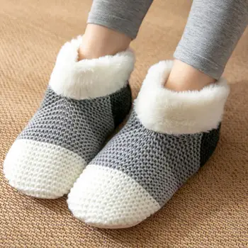 1 чифт чорапи-тапочек, трайно еластичен цветен блок за ежедневна домашна обувки, чорапи, за секс