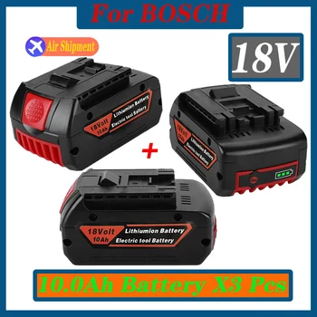 100% Оригинален 18V 6.0/8.0/10ah Акумулаторна Литиево-йонна Батерия за Bosch 18V 6.0 A резервно захранване на Преносими Подмяна на BAT609
