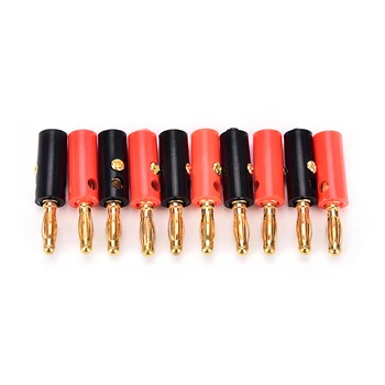 10шт Аудиоинструментов Конектори за кабели високоговорители, Cable конектори жак тип 