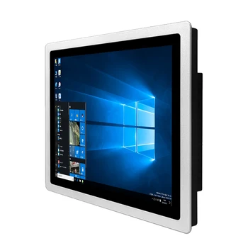 17-инчов-Вградени Стенен Индустриален Монитор Tablet PC екран LCD Компютърен Дисплей с Капацитивен Сензорен Екран, HDMI, DVI, USB