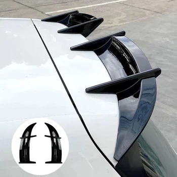 2 бр. Заден спойлер на колата AK, крило на покрива, спойлер на задния капак, модификация на автомобила за Volkswagen Golf MK6 GTI R, Бодикит за авто аксесоари