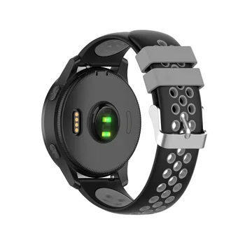 20 мм Силикон Каишка за Часовник Samsung Galaxy Active 2 40 44 мм 42 мм Смарт Гривна Gear Sport / Galaxy Watch3 41 мм Гривна