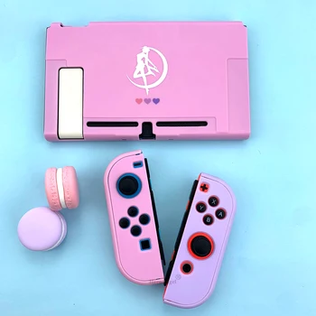 2020 Нов Розов защитен калъф за Nintendo Switch NS, устойчив на удари контролер JoyCons, лилаво аксесоари за конзоли