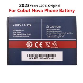 2023 Нов, 100% Оригинални Висококачествени Батерия NOVA Капацитет 3200 mah За CUBOT NOVA Smart Mobile Cell Phone Battery Bateria