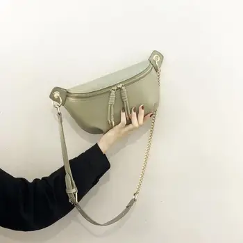 2023 Нова мода дамски ежедневни чанта за колан, нова поясная чанта, дамски поясная чанта от изкуствена кожа