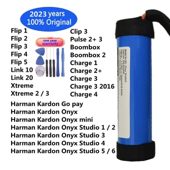 2023 Оригинална Батерия за динамиката на JBL Charge Flip 3 4 5 Pulse Xtreme Boombox 2 Harman Kardon Onyx Studio 6 5 Go Play Mini LInk 10 20