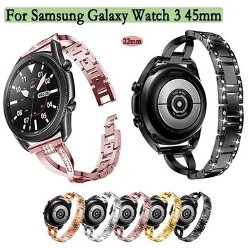 22 мм от неръждаема стомана гривна за Samsung Galaxy 46 мм /Gear S3 Каишка за Samsung Galaxy Watch 3 45 мм