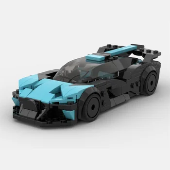 295ШТ MOC Speed Champions Bolide Concept Модел на спортен автомобил градивните елементи на Технологични тухли САМ Творческа монтаж на Детски играчки в подарък