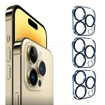 3 опаковки със Защитно фолио за обектива на камерата от закалено стъкло за iPhone 14 Pro Max Pro 15 12 13 Mini Pro 11 Pro Max Стъклена филм