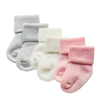 3 чифта Детски Чорапи Dream Сиянието От Памук, Есенно-Зимни Изолирана Чорапи За Новородени Момчета и Момичета, Дрехи за секс, Мини детски Чорапи