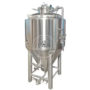 300 литър Бира Ферментеры Охлаждащи процесите на ферментация резервоари С ризи Unitanks Идват за Малки пивоварни Крафтовых