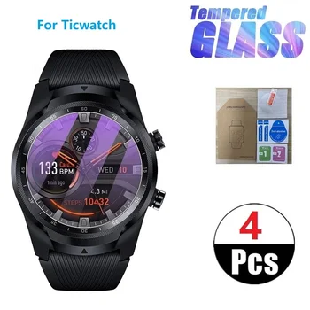 4 бр. смарт часовник с фолио от закалено стъкло за Ticwatch Watch Pro 3 GPS Ultra Watch Защитен екран за часа Защита от протектора