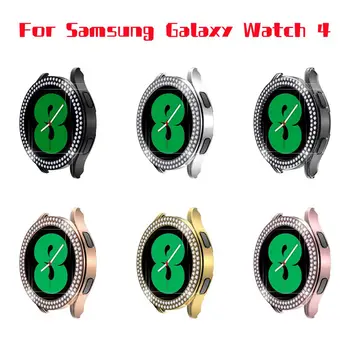 40 мм 44 мм за Samsung Galaxy Watch 4 Diamond Броня Защитен Калъф Гальванический Калъф за PC Samsung Galaxy Watch 4