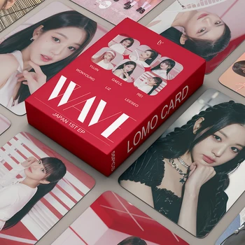 55шт Kpop АЙВ WAVE Нов албум Lomo Cards 2023 Нови Фотокарточки Айв за печат на снимки с Високо качество