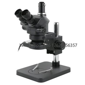 Dragon 0750HTV Microscopio Para Celulares Cell ПХБ За ремонт на електроника, Тринокулярный Стереомикроскоп за дънната платка Iphone BGA