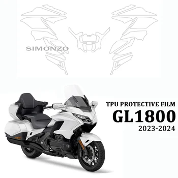 GL1800 НОВ Мотоциклет Предното Стъкло Против надраскване Фолио TPU Защитно Фолио за Защита на Обтекател За HONDA GL 1800 gl1800 2023-2024