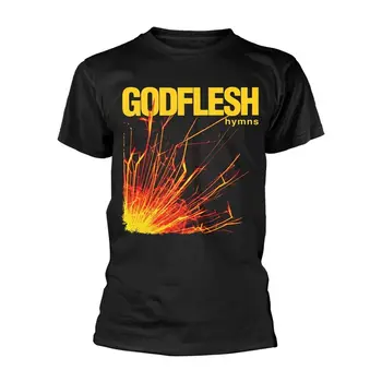 GODFLESH - ХИМНИ (черен) Черна тениска среден размер