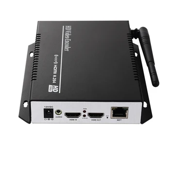H. 264 RTMP безжичен видеокодер 2.4 G 5G WIFI, HDMI с обратна връзка
