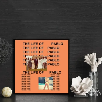 Kanye West The Life Of Pablo Корица на музикален албум, плакат, художествена печат, начало декор, стенни живопис (без рамка)