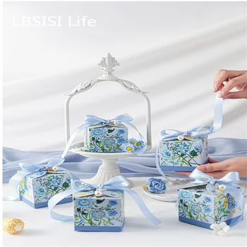 LBSISI Life-Подаръчни Хартиени кутии за бонбони, Опаковки на бисквити, закуски, шоколад, Сватба парти, Детски Душ, празникът на Пролетта, Аксесоари 20pcs