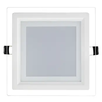 Led лента от квадратен стъкло капацитет 25шт 6 W, топло бяла водача в комплект Aramex Доставка