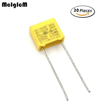 MCIGICM 20pcs кондензатор X2 кондензатор 275 ac X2 Кондензатор от полипропиленова тъкан 0,033 icf 33nF Стъпка 7,5 мм
