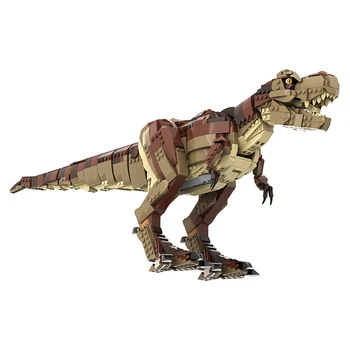 MOC Джурасик Период тиранозавър рекс Rex Строителни Блокове Свят на Динозаврите Парка на Динозаврите тиранозавър рекс Rex Модел Тухли са подбрани Детски Играчки