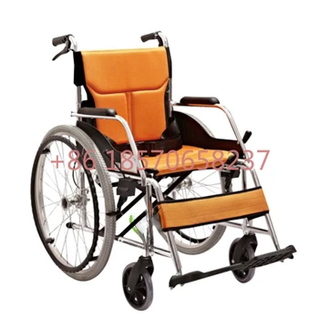 MY-R102 медицински принадлежности обзавеждане за инвалиди fauteuil roulant конференция по болница за възрастни алуминиева сгъваема инвалидна количка
