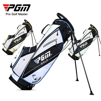 PGM Мъжки Дамски ультралегкая чанта-поставка за голф, преносима водоустойчива чанта-поставка за голф, презрамка, 14 джобове с колело, пътна опаковка