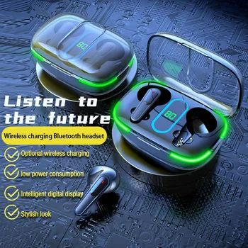 Pro 70 TWS Безжична Bluetooth слушалка С Докосване 9D стерео слушалки с Микрофон Спортни Слушалки Водоустойчиви Слушалки С Led дисплей