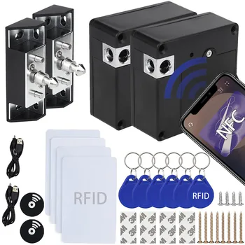 RFID Скрит заключване на кабинета RFID Невидимите Електронни брави за скрита в килера, Дървена кутия за шкафа, Набор от инструменти за кабинет