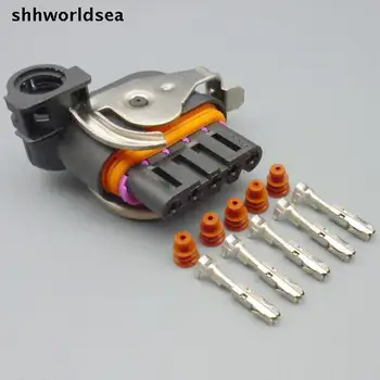 shhworldsea 5/30/100 комплекти 5pin за гнезда генератор на BMW, Volvo водоустойчив пластмасов колан кабели кабелен конектор 18242000000