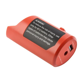 USB волтова батерия Конвертор За Milwaukee 49-24-2310 48-59-1201 Зарядни Блокове 10,8 В/12, Аксесоари За електрически Инструменти