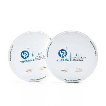 Yucera цирконий disc стоматологичен CAD CAM Цирконий UT е Бял Стоматологичен диск за Зъботехническа лаборатория Star Product най-добра цена