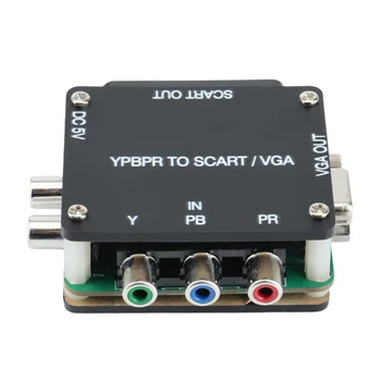 YUV В RGBS, ypbpr компонент в SCART, ypbpr компонент В VGA Компонент Транскодиране, Конвертор Игрова Конзола, RGBS в Компонент Разликата Цветове