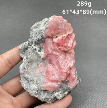 ААА +! ГОЛЯМ! 100% Натурален розов rhodochrosite, проба минерал, кристални камъни и кристали, Лечебен кристал от Китай