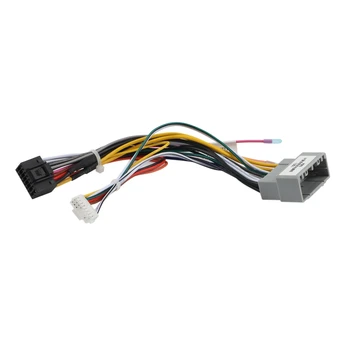 Авто Аудио 16PIN адаптер захранващ кабел за Android Jeep Compass 07-09 Теглене на кабели, радио