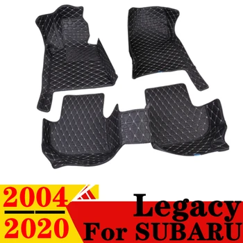 Автомобилни Постелки За SUBARU Legacy 2004 05-2020 Водоустойчива Кожа XPE Custom Fit Предната и Задната част на Кутията FloorLiner Авточасти Килим