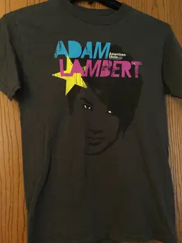 Адам Ламбърт Американски идоли на живо! Турне 2009 Сивата риза S AAA