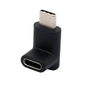 Адаптер тип C, Адаптер USB C от мъжа към Жената, Наклоненный Нагоре и надолу Адаптер USB-C, USB Конектор 3.1 Type-C