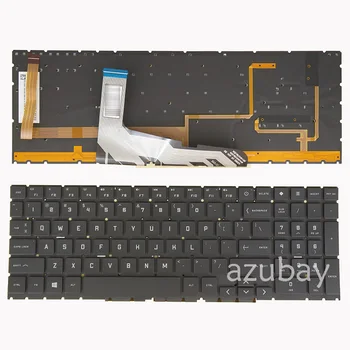 Американска клавиатура за HP Omen 15-exxxx 15 - ek0020tx ek0021tx ek0022tx ek0023tx ek0024tx ek0029tx ek0030tx ek0031tx с подсветка зона RGB