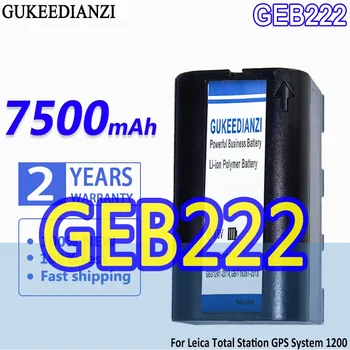 Батерия GUKEEDIANZI Голям Капацитет GEB222 7500 ма За Тахеометра Leica GPS System 1200 Уреди Piper 100 200 Lases Survey