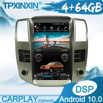 Безжична Carplay 4G + 64G Android 10 За Lexus RX Авто Мултимедиен Плейър Авторадио Магнетофон GPS Навигация DSP IPS Главното Устройство