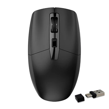 Безжична мишка с USB Type C с честота 2,4 Ghz, ергономична мишка с резолюция от 1200 1600 точки на инч, мишката за устройства с интерфейс USB, C, офис мишката, директна доставка