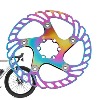 Велосипед със спирачен диск, цветни модификация на дисковата спирачка на мотора, Велосипеди Аксесоар с куха структура за планински велосипед С твърд диск