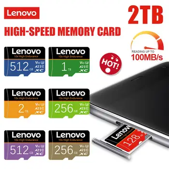Високоскоростни Карти Памет Lenovo 2 TB 1 TB Mini SD 512 GB 256 GB SD Карта клас 10 128 GB Cartao De Memoria TF Карта За Nintendo Switch